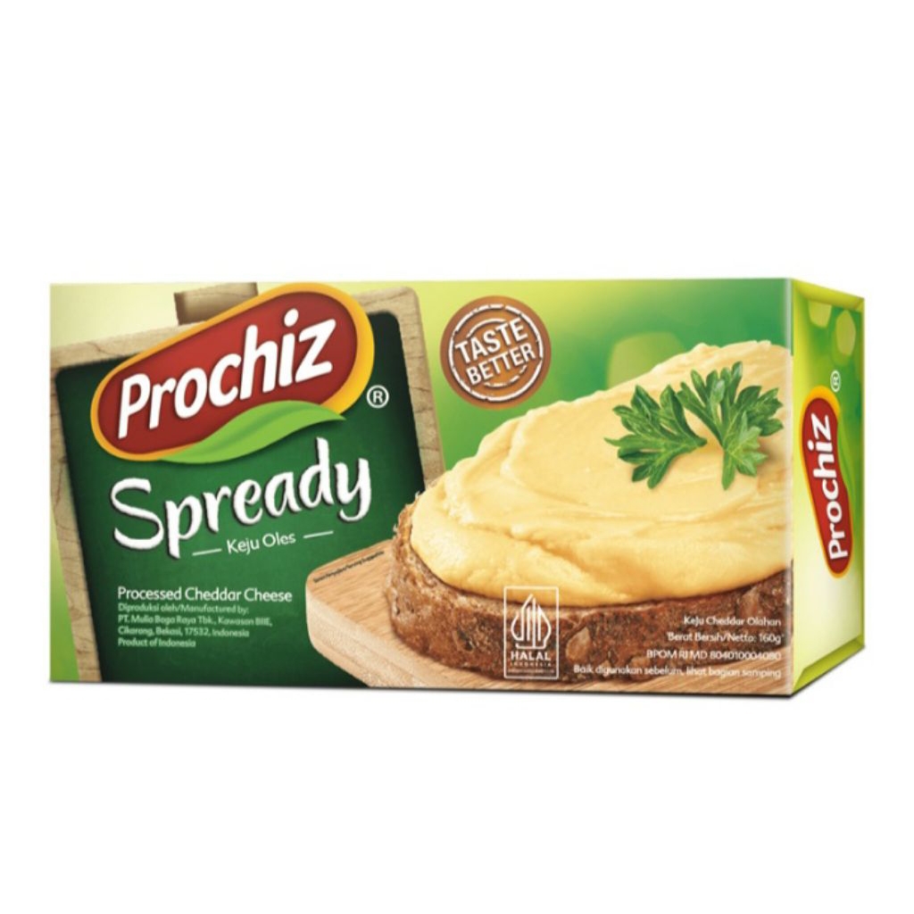 

(Exp 24 Agustus 2025) KEJU - Prochiz Keju Spready 160g