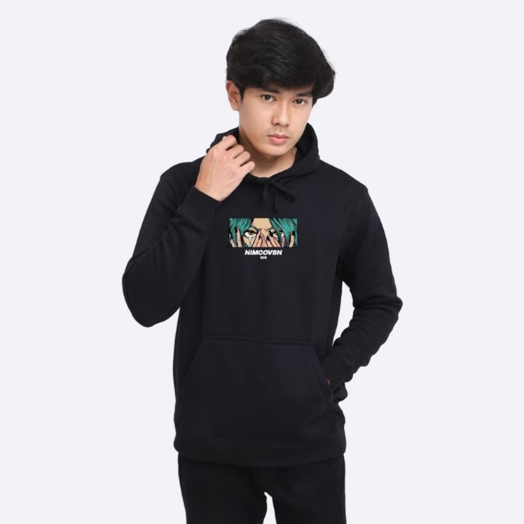 Nimco Vsn Jaket Hitam _ Hoodie Distro