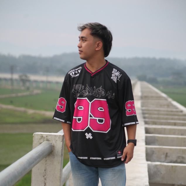 Kaos Jersey Boxy Oversize Unisex Pria Wanita jersey  Streetwear jersey jumbo