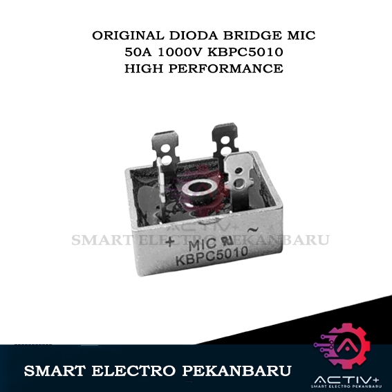 ORIGINAL DIODA MIC 50A 1000V KBPC5010 DIODE BRIDGE Rectifier 50 A 1000 V Kiprok Jembatan KBPC 5010 A