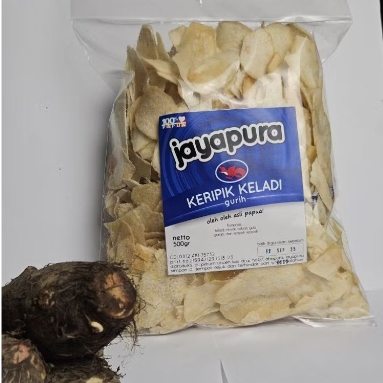 

Keripik Keladi Jayapura Gurih 500 gr