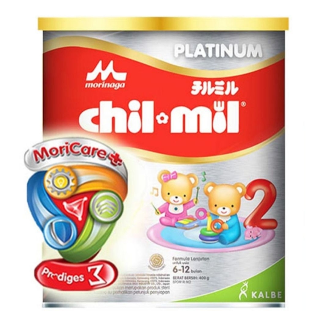 

Morinaga chil-mil 2 platinum susu bubuk formula bayi 6-12 bulan 400 g