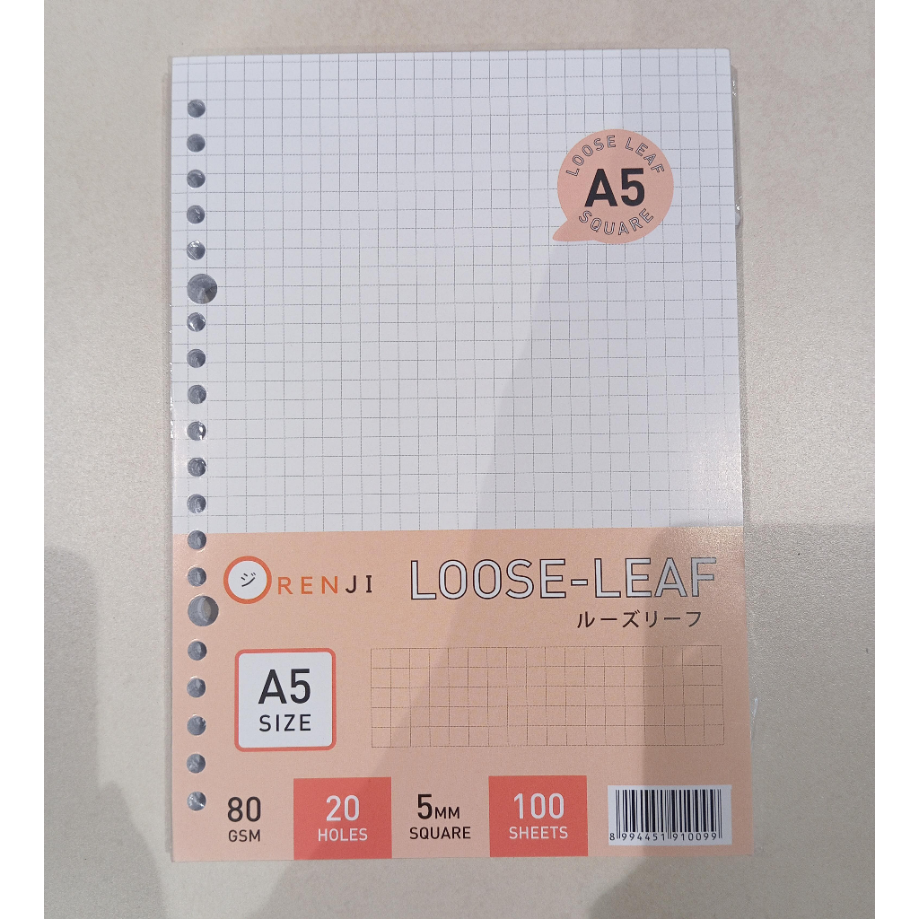

Gramedia Yogya - Orenji Loose Leaf A5 100 Lembar Grid Kotak / Kurnia Agung