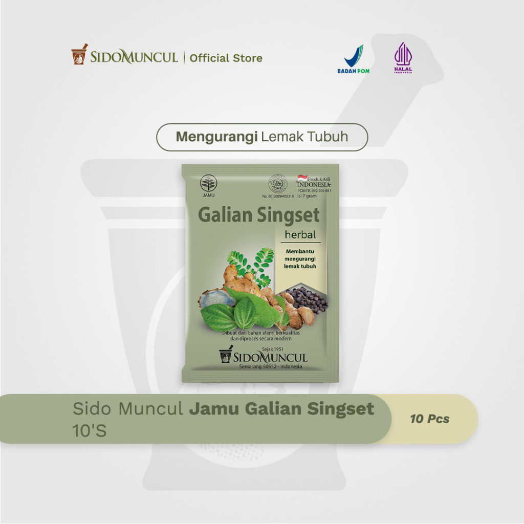 

JAMU GALIAN SINGSET SIDOMUNCUL ISI 10 SACHET