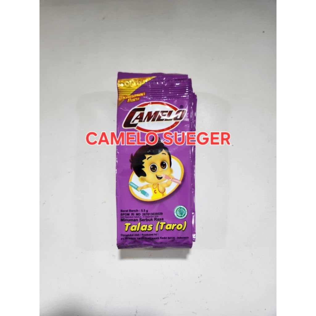 

Minuman Bubuk Camelo Rasa Talas (Taro) - 24 Renteng isi 240Pcs harga murah