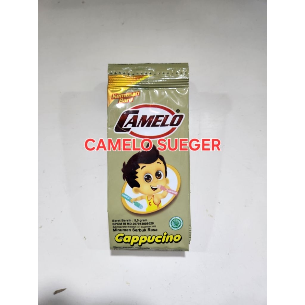 

Minuman Bubuk Camelo Rasa Cappucino - 24 Renteng isi 240Pcs harga murah