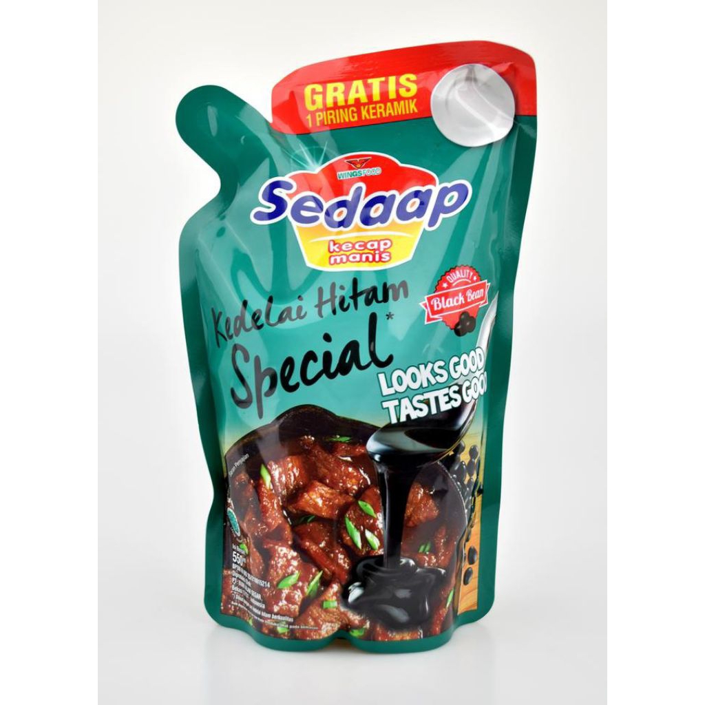 

Kecap Sedaap Sepesial refil 725g ( gratis piring keramik )