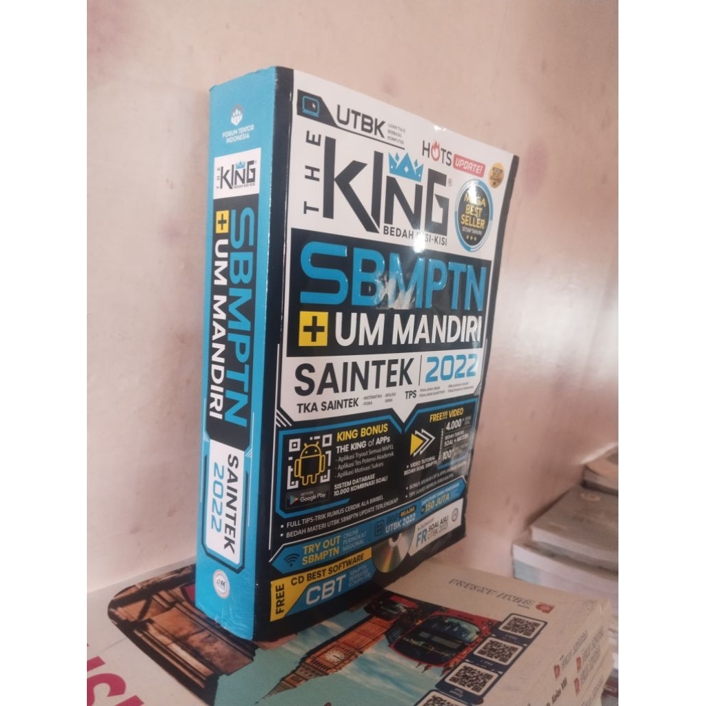 buku soal sbmptn saintek/ king sbmptn 2022