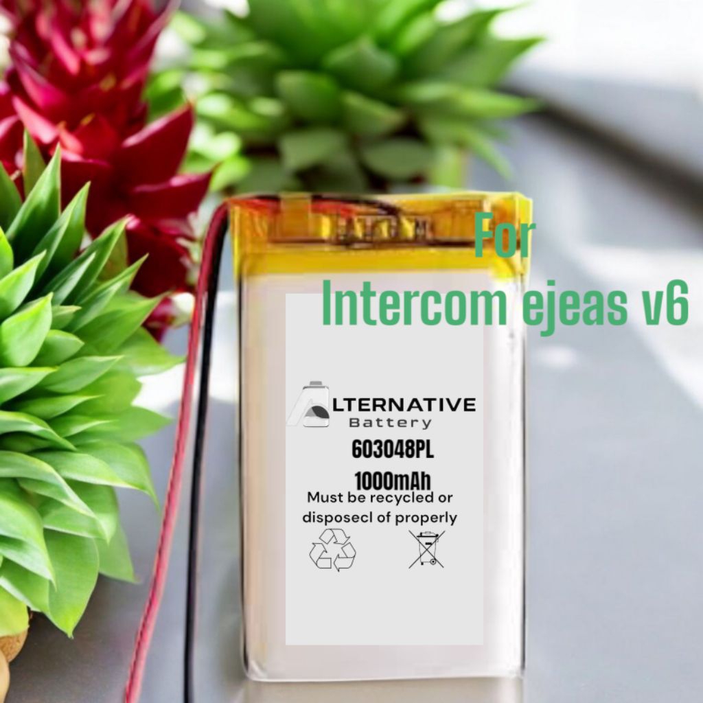 Batre 603048PL For Intercom ejeas v6 Batrai inter com 603048 PL Baterai 1000mAh Baterry Bluetooth He