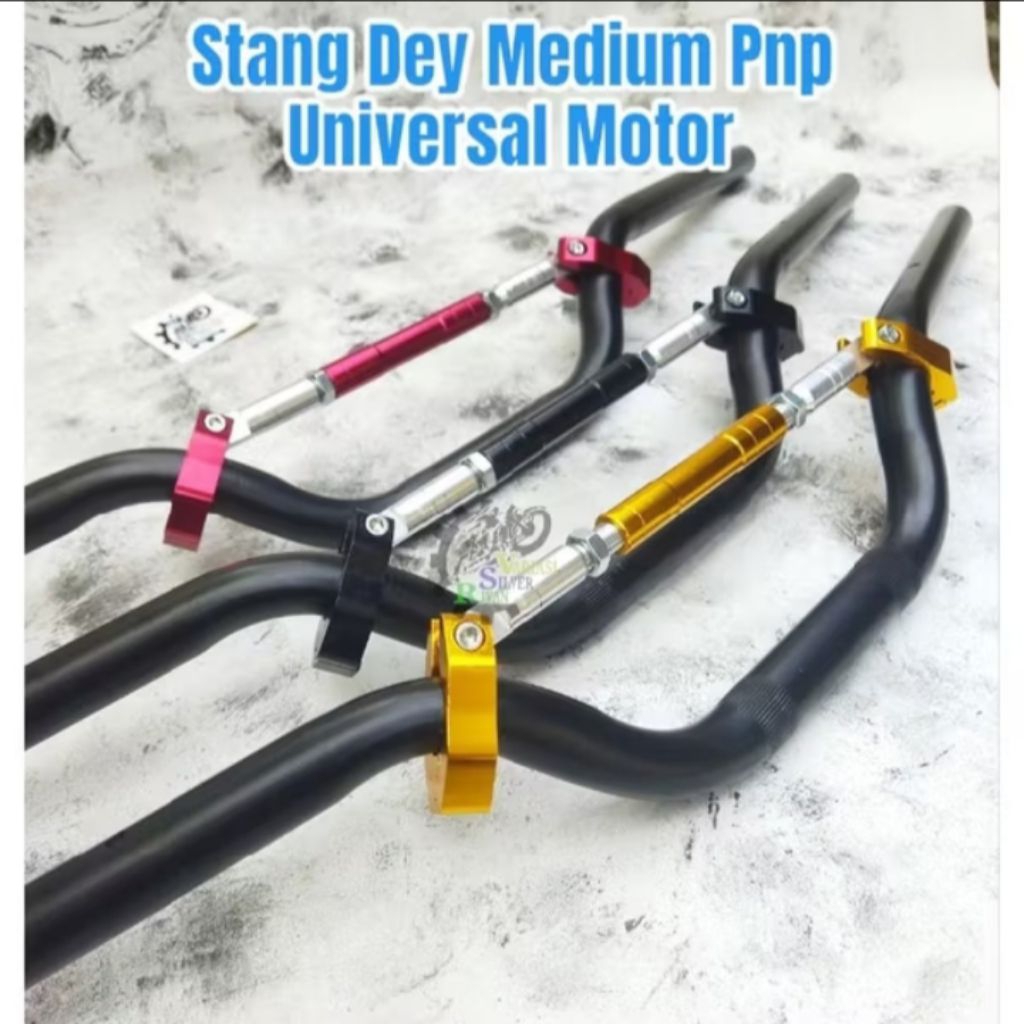 Stang Stir Daytona Medium Raiser CNC Peninggi Stabilizer Palang Stang CNC PNP Semua Motor