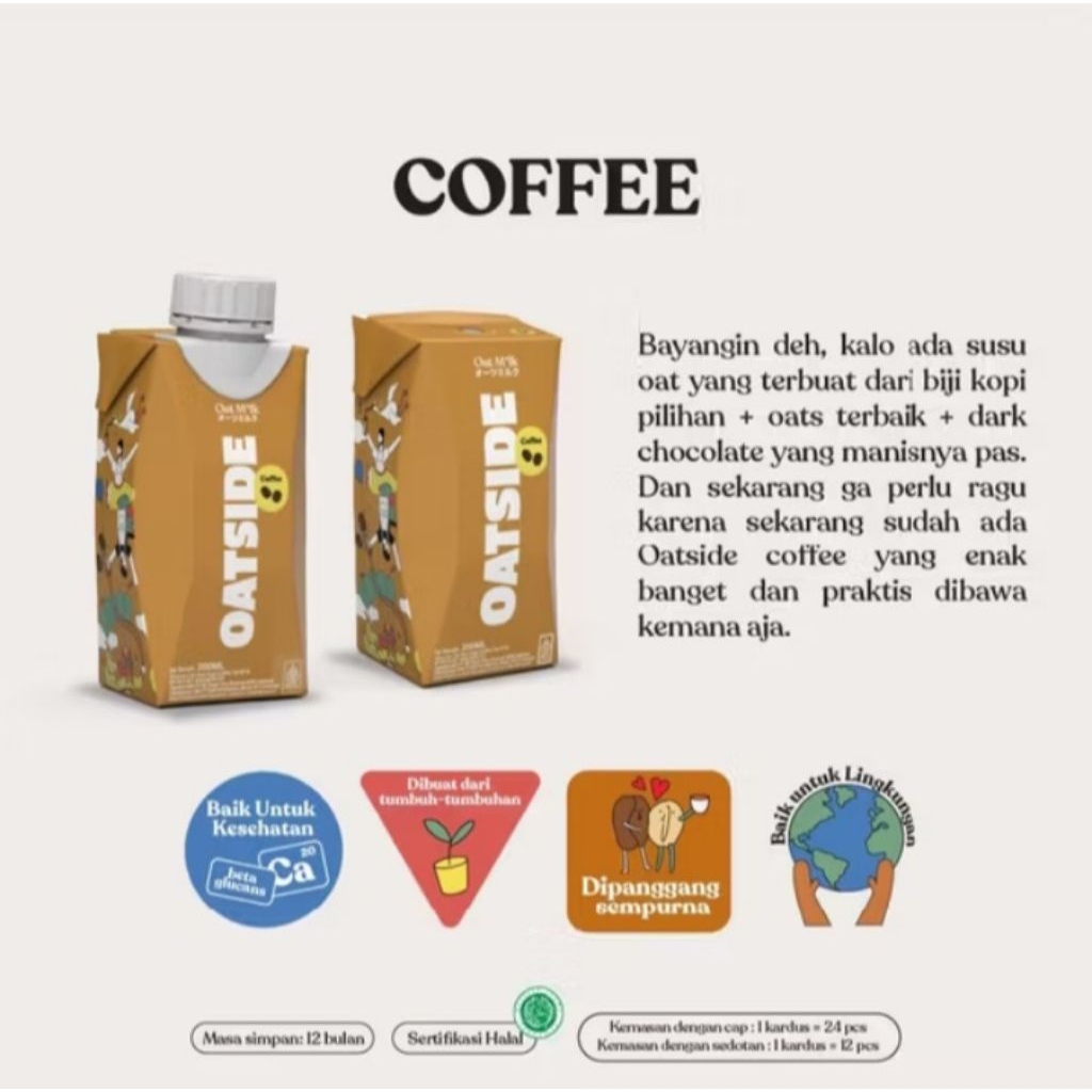 

Oatside coffe straw 200ml