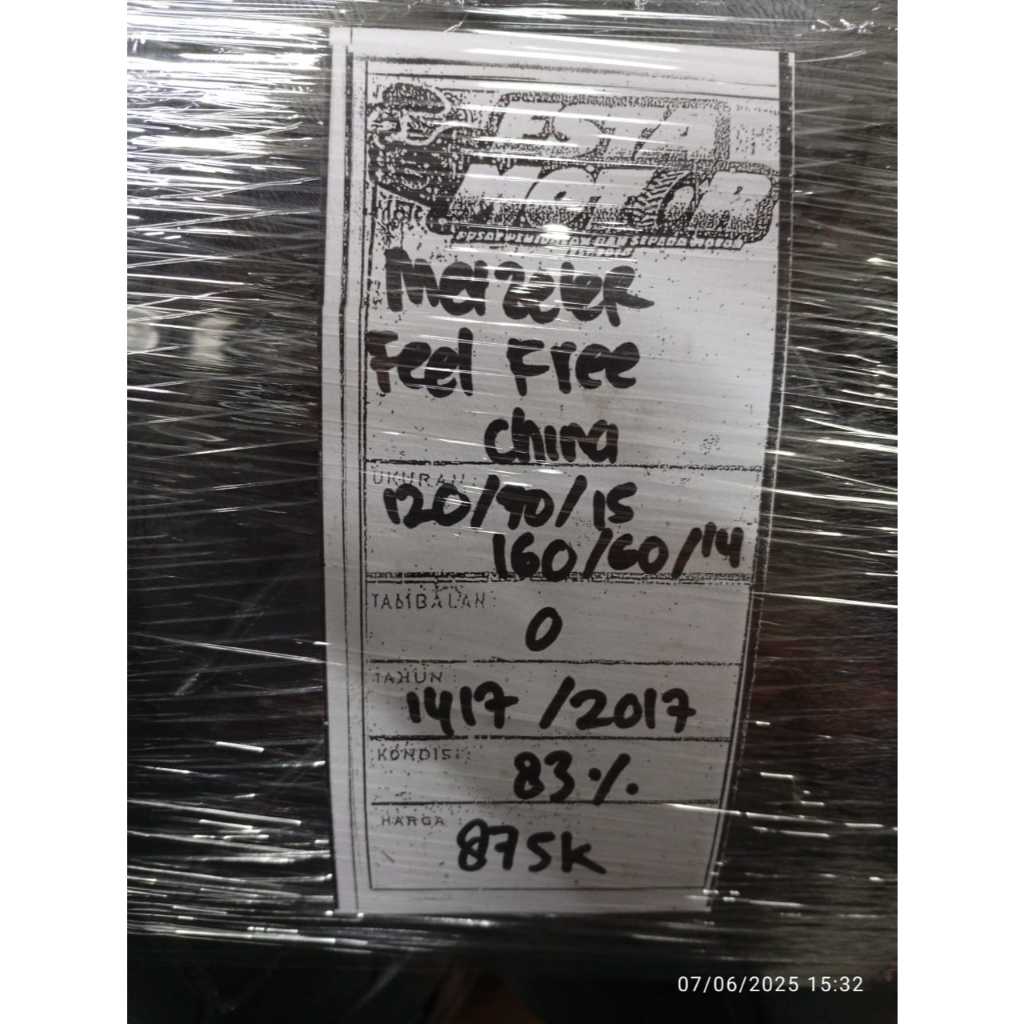 BAN COPOTAN PAKET XMAX RING 14 UKURAN 120 70 15 DAN 160 60 14 KODE1417