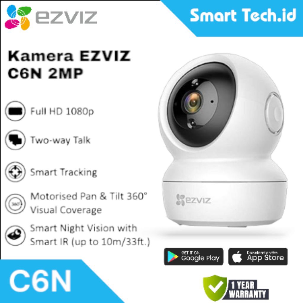 Kamera CCTV Wifi EZVIZ C6N indoor Camera CCTV IP Indoor