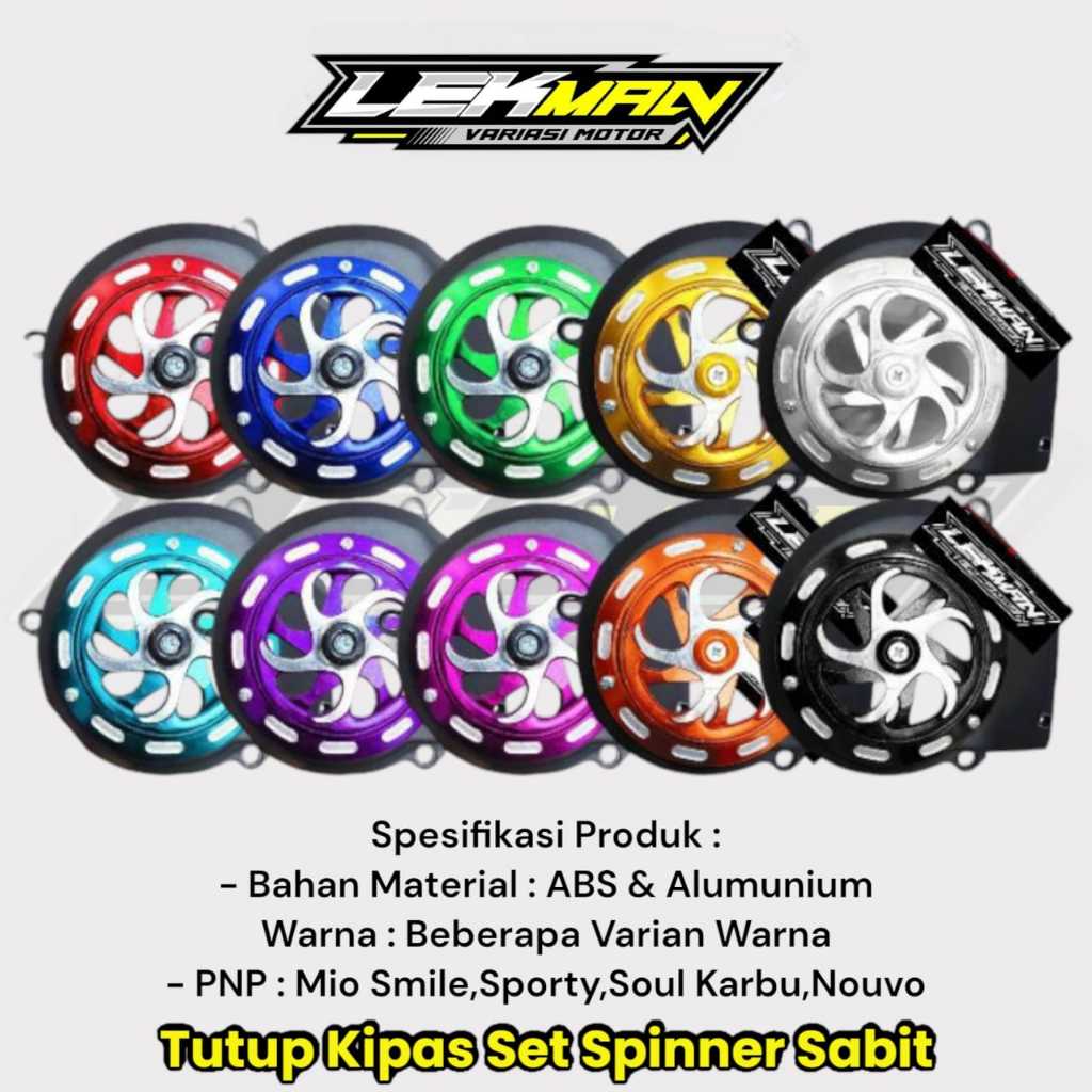 Tutup Kipas Mio Sporty Cover Kipas Mio Sporty Tutup Kipas Mio Soul Karbu Set Spinner PNP Mio Smile S