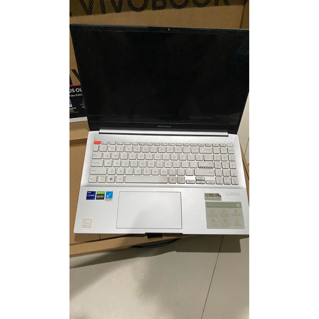Laptop Second ASUS VivoBook 15 Pro i9 + RTX 3050 | Cocok Kerja & Editing