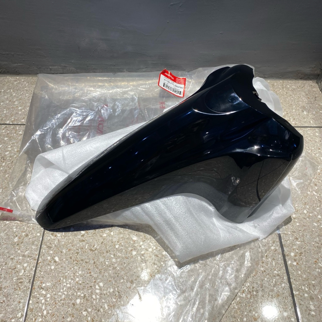 SLEBOR SPAKBOR DEPAN SUPRA X125 BATMAN NEW HITAM 61100 KVL N00FMB ORIGINAL AHM