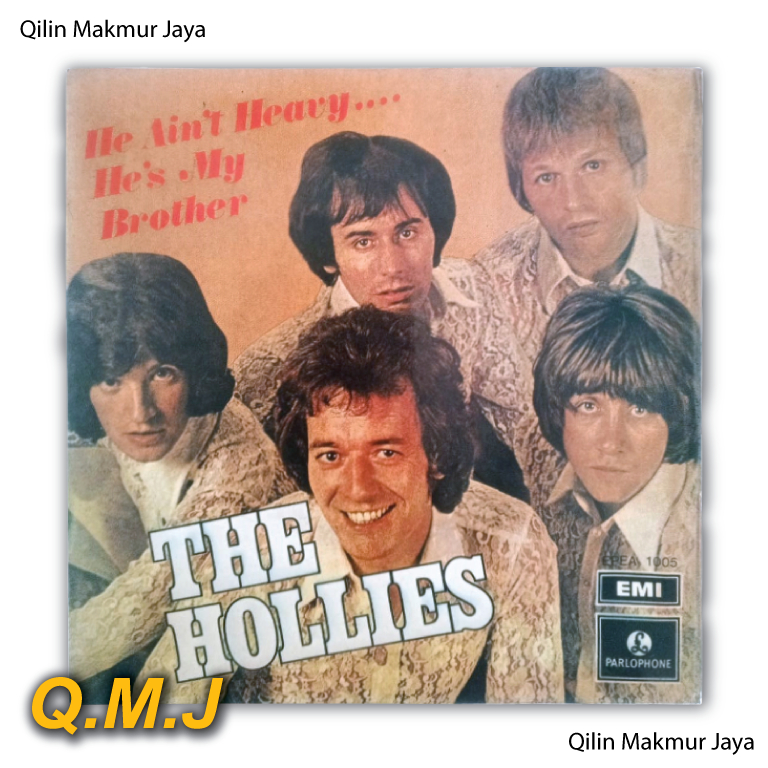 THE HOLLIES – He Ain't Heavy ... He's My Brother, 7 Inch (Vinyl/Piringan Hitam/PH/LP/Musik)