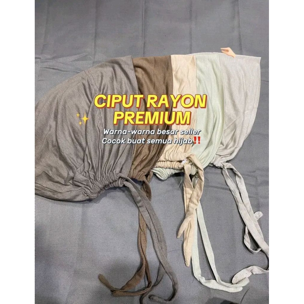 Ciput tali rayon/Ciput kaos rayon super/Ciput kaos rayon premium