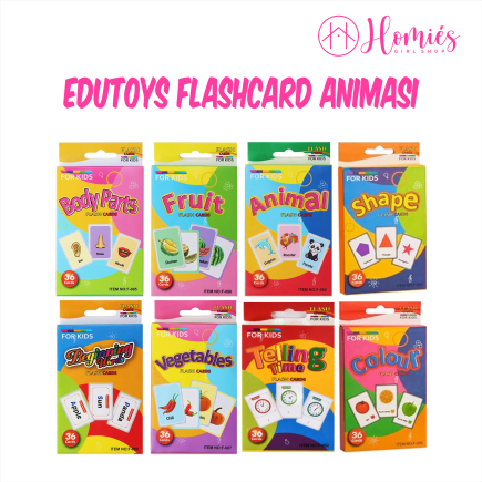 EDUTOYS FLASHCARD ANIMASI