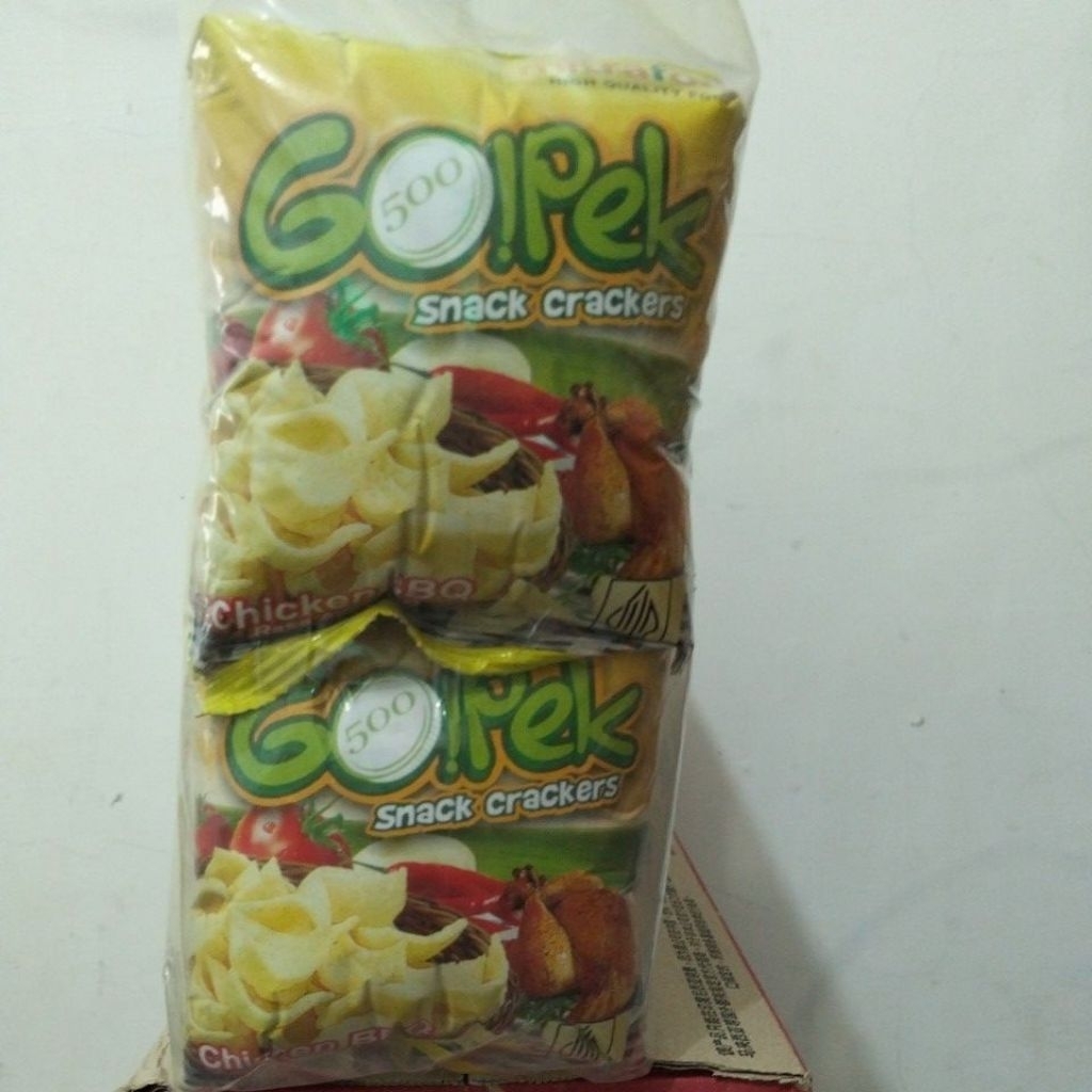 

Snack Go!PEK / Snack Crackers Halal (1 renceng isi 10)
