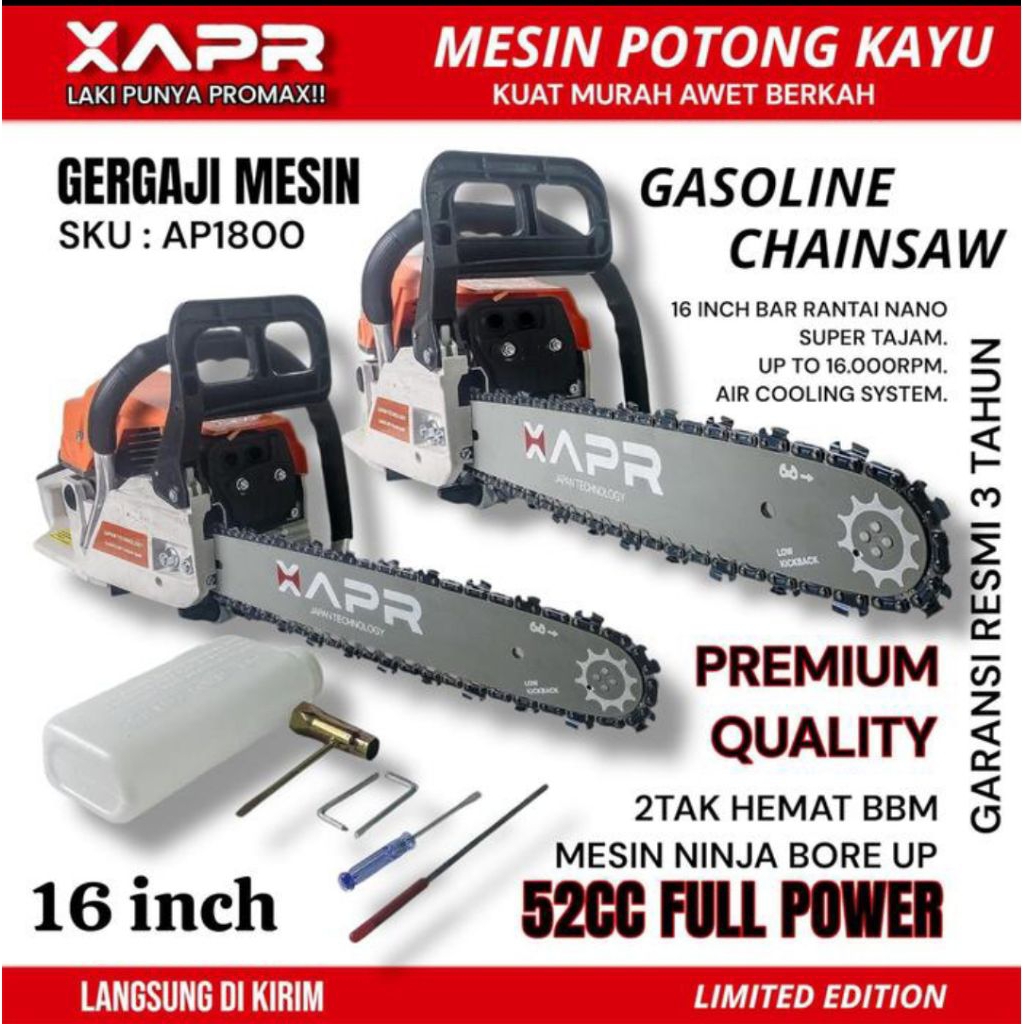 CHAINSAW APR AP 1800/SENSO APR AP1800 16"
