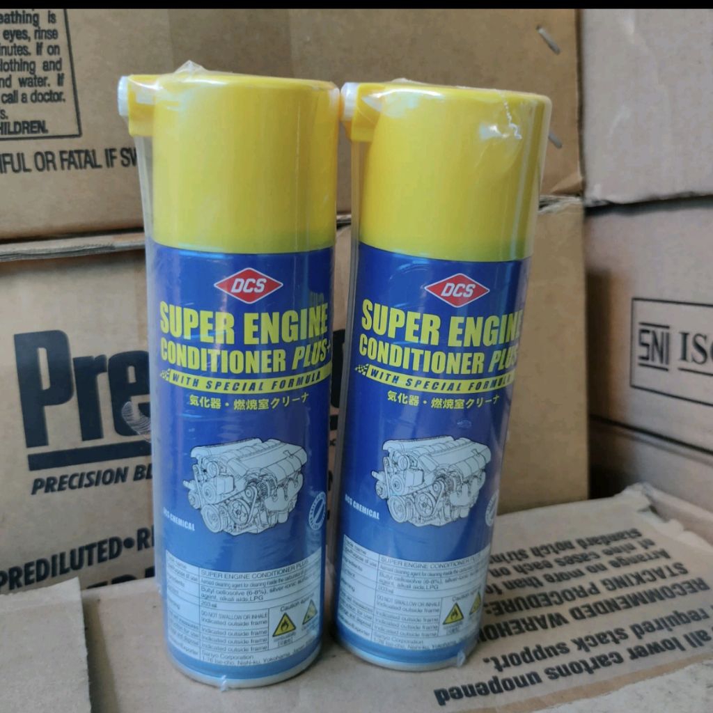 DCS Super engine conditioner plus carbon chamber cleaner