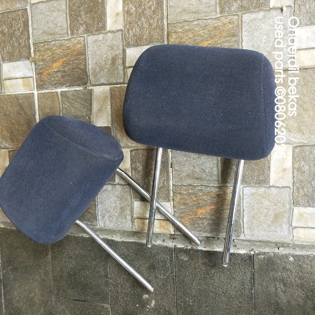 head rest headrest jok depan BMW E34 seri 5 m40 biru
