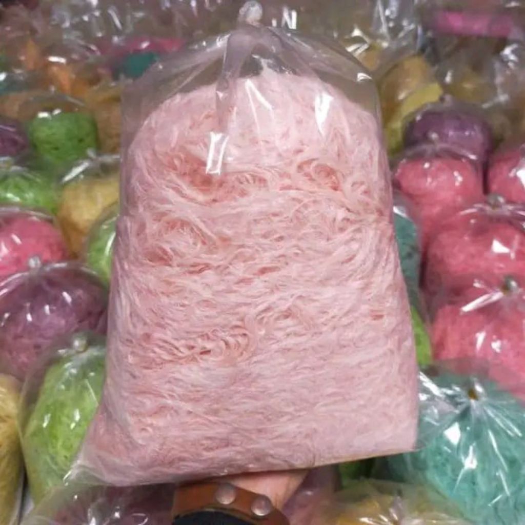 

makanan ringan Rambut Nenek Arumanis Kemasan Ekonomis 500 gram