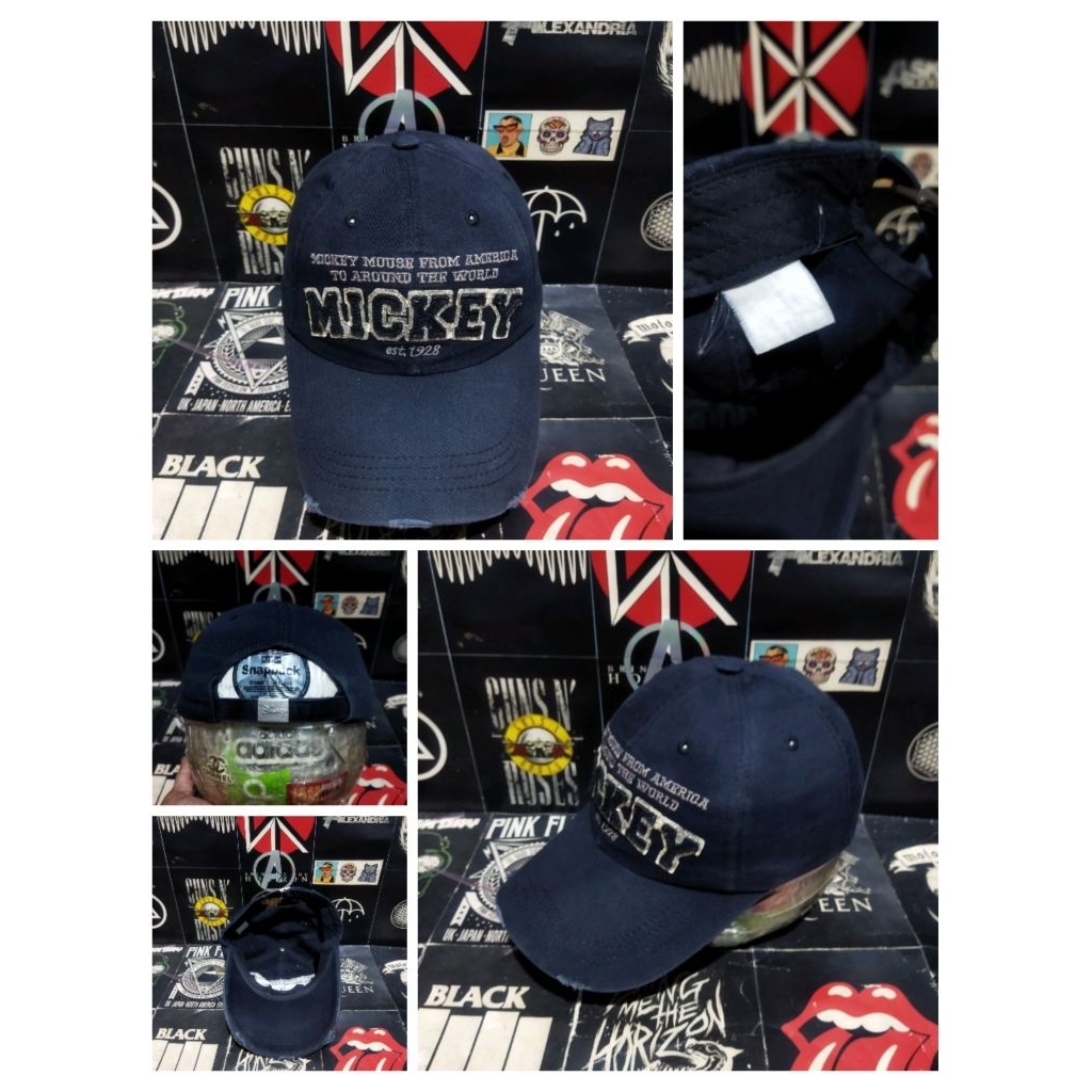 topi second import sport jeans ripped DISNEY MICKEY series
