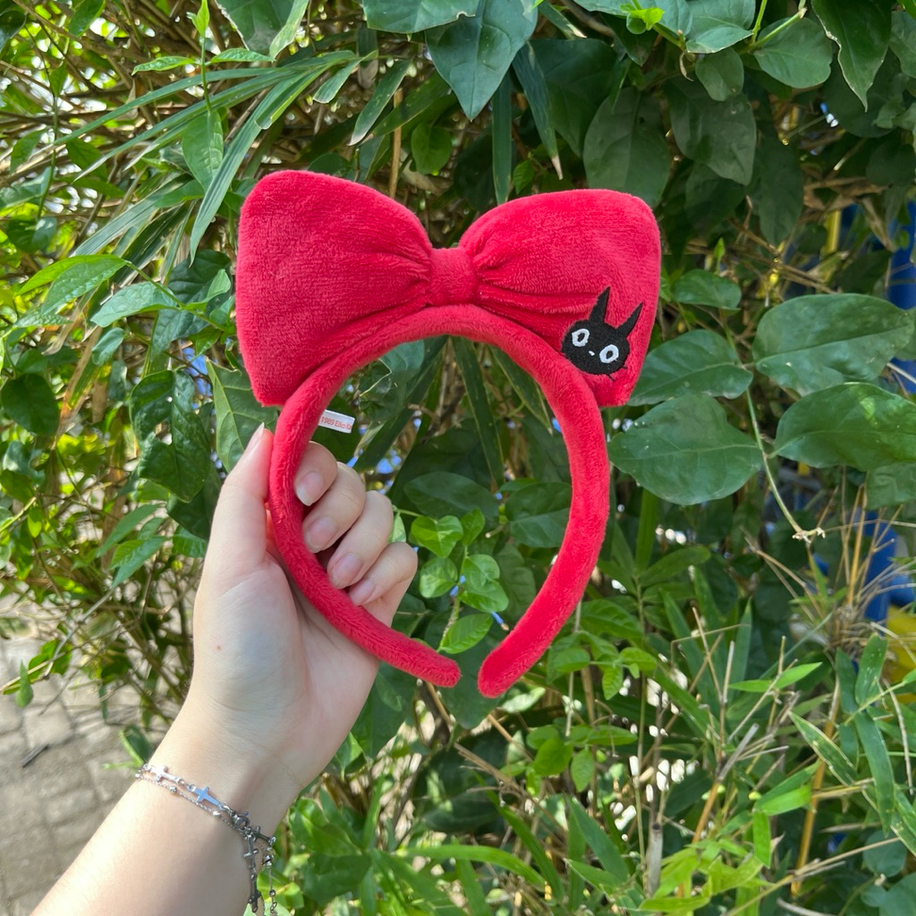 SUN ARROW Bando Boneka Pita Merah Jiji Cat Kiki Deliverys ORIGINAL STUDIO GHIBLI NIBARIKI