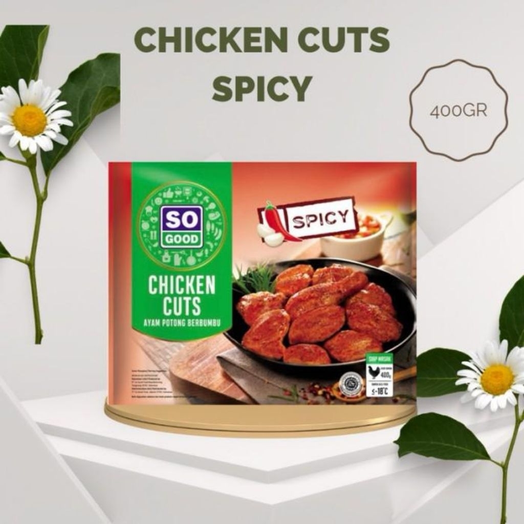 

So Good Spicy Chicken Cuts 400 gram