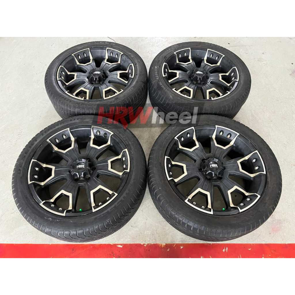 Velg Seken Type EMR Ring 22 + Ban Achilles 285 45 R22 Buat Pajero Hilux Fortuner