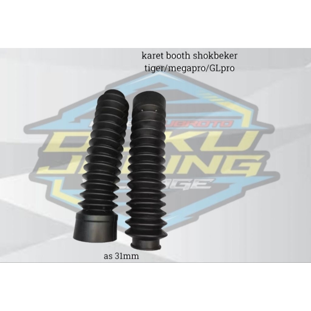 KARET BOOTH SHOCK DEPAN XL 125 E GLPRO TIGER MEGAPRO 31MM