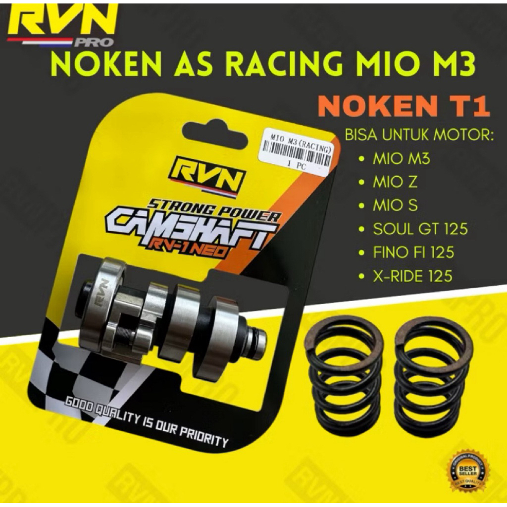 PAKET NOKEN AS RVN RACING MIO M3 FINO 125 SOUL GT 125 XRIDE 125 MIO S 125 FREEGO RACING PER KLEP SWE