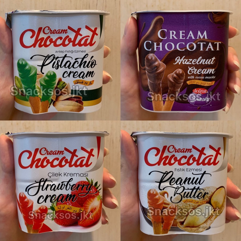 

55g dogtat cream chocotat hazelnut / peanut butter / pistachio / strawberry cream