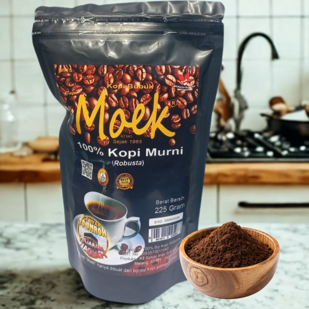 

Kopi Robusta Bubuk 225 gram