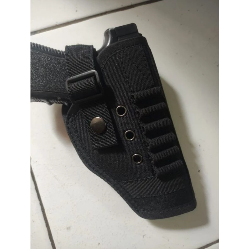 sarung pistol hitam Glock hs FN