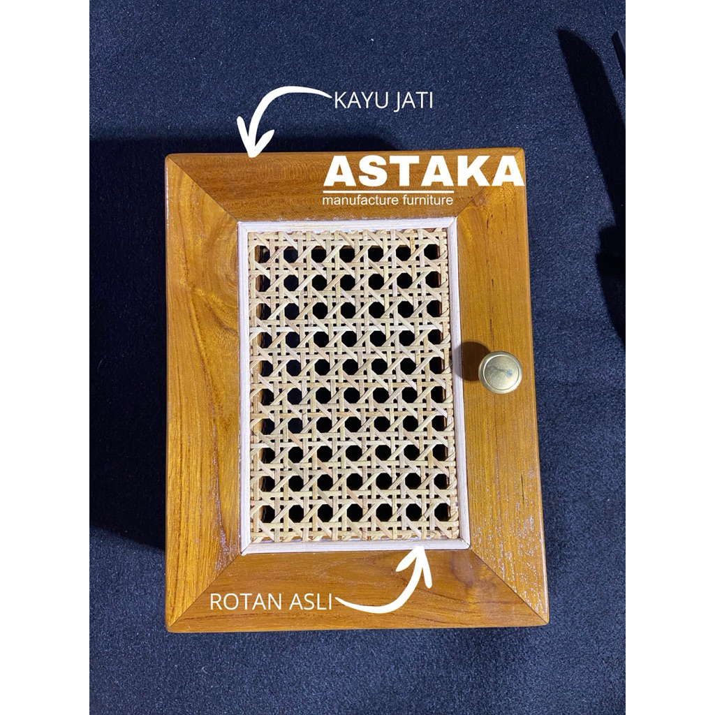 COVER TUTUP METERAN LISTRIK KAYU JATI