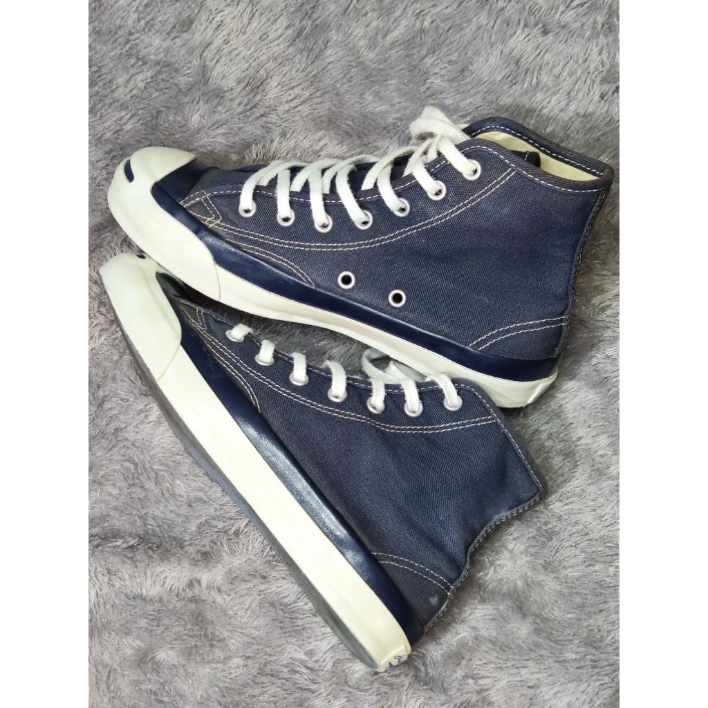 CONVERSE JACK PURCELL HS US ORIGINATOR HI CANVAS NAVY