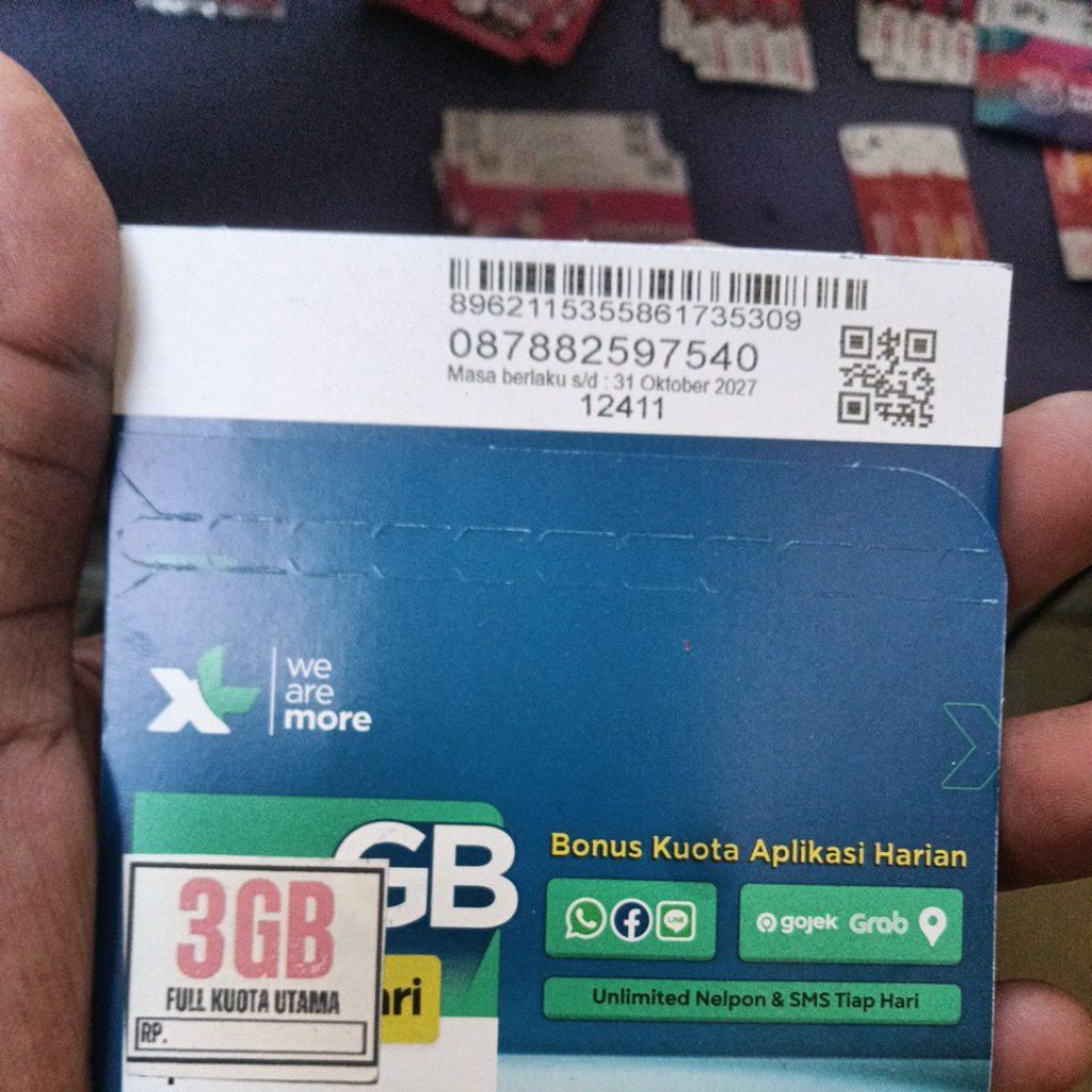 perdana XL 3 GB