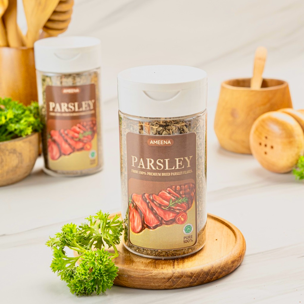 

[ MINI ] Dried Parsley Leaves Premium 35GR | Ameena Premium Quality