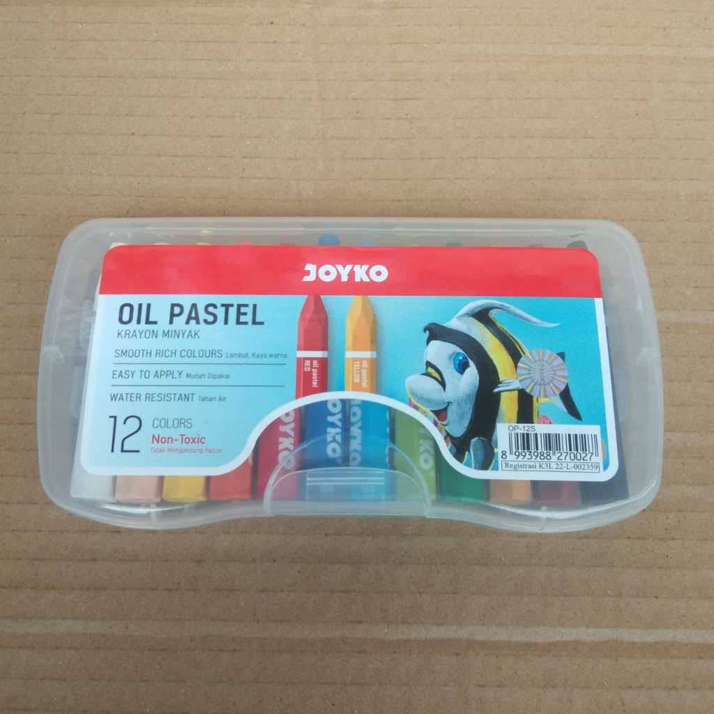 

Crayon / krayon Joyko Titi Oil Pastel 12 warna