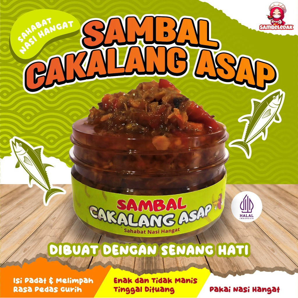 

Sambal Cakalang Asap/sambeledak 150g/lauk disambelin