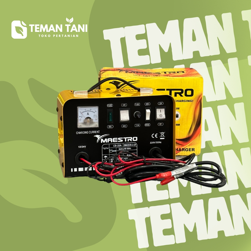 CHARGER AKI MAESTRO CB-20A/CES AKI MAESTRO CB-20A/CAS AKI MAESTRO CB-20A TEMAN TANI