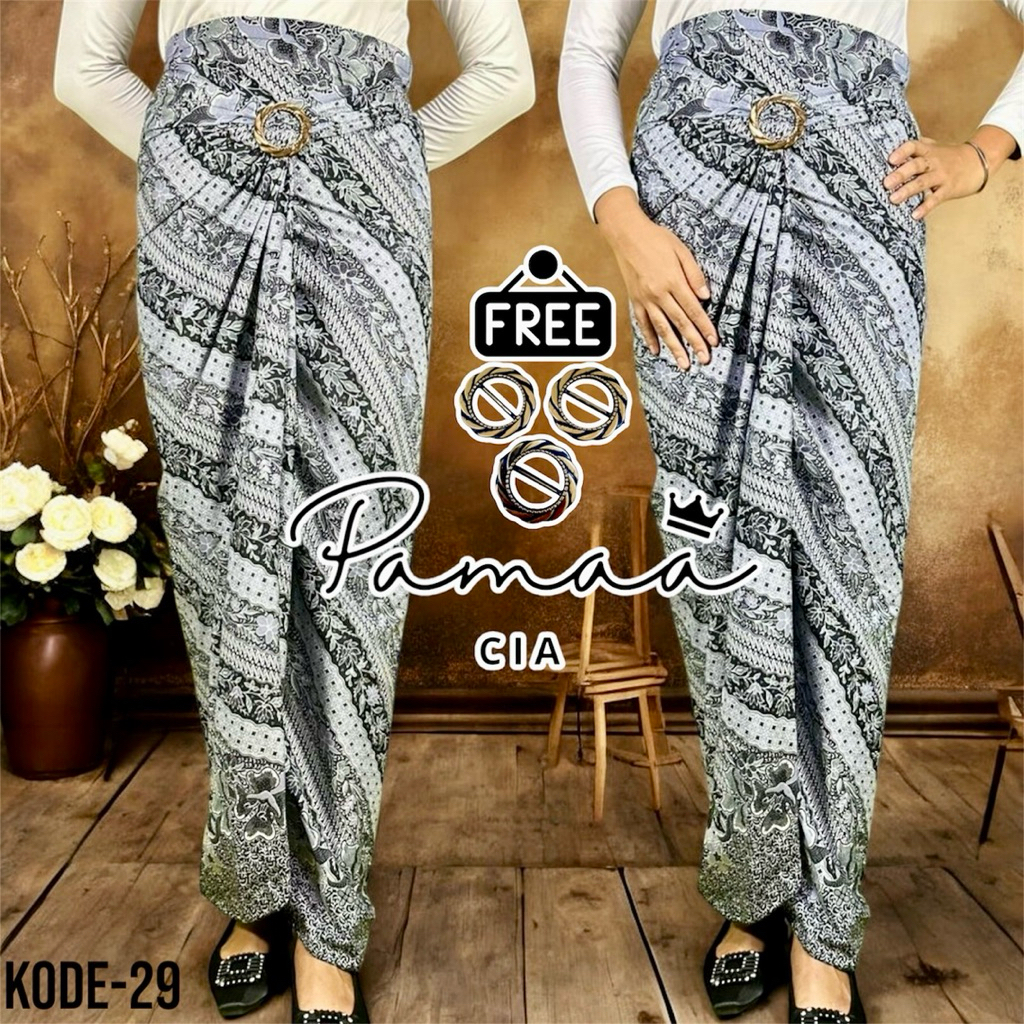 rok lilit motif batik wanita cocok acara nikahan kondangan tunangan wisuda kegereja dan acara formal