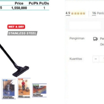 

Vacuum Cleaner WIPRO 15L WP 2015 Sedot Debu Vacum Cleaner WP2015 Basah