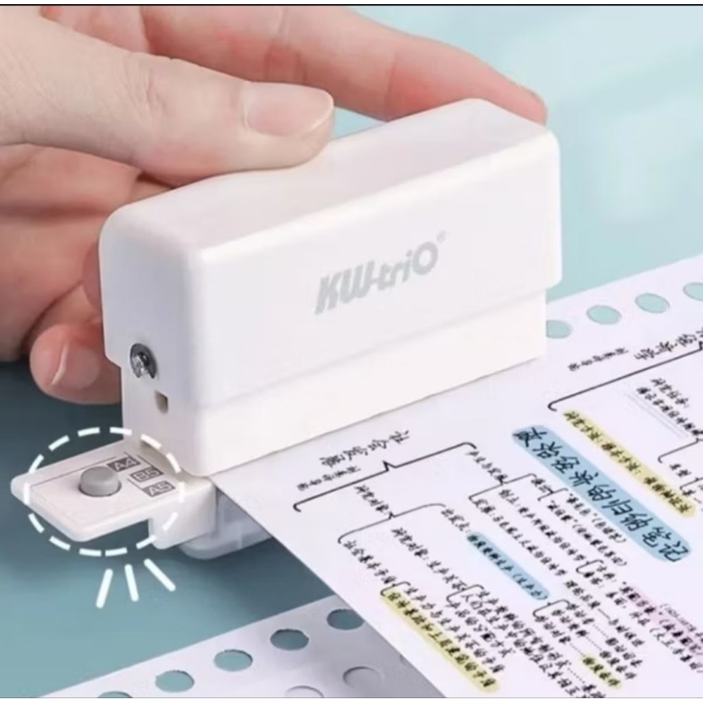 

Pembolong kertas 6 lubang hole puncher paper punch loose leaf A5 A4 B5