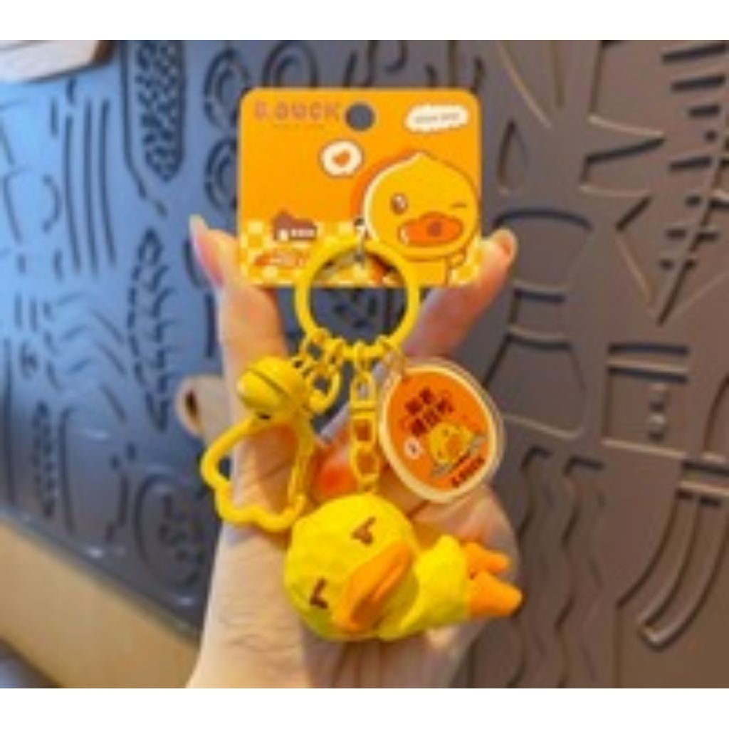 Gantungan B.Duck Kayu Mini - Edisi Rebahan