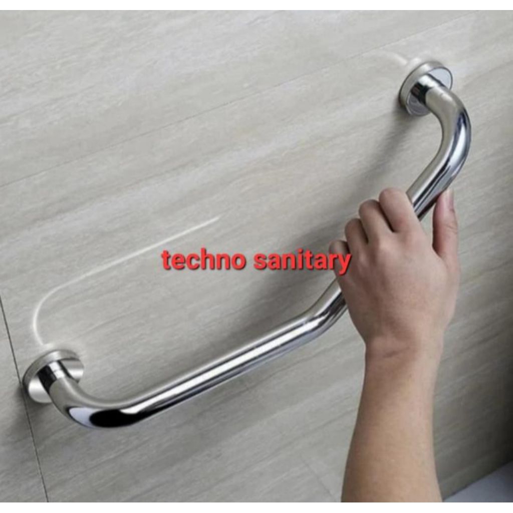 Pegangan Bathub L Kamar Mandi/Pegangan Siku Kamar Mandi Stainless