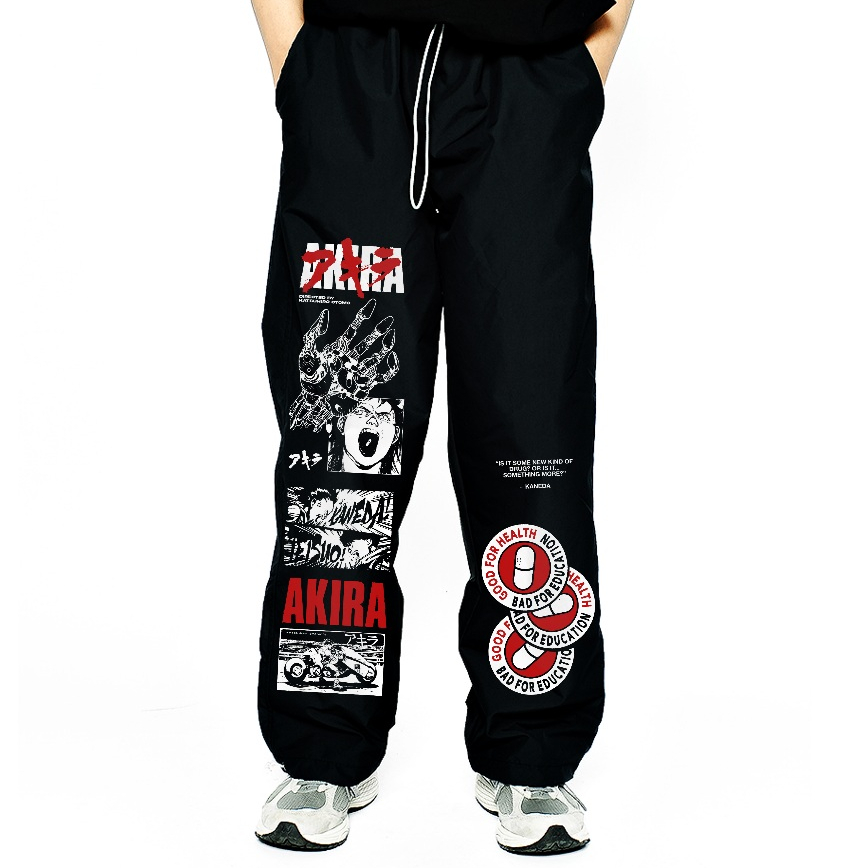 Celana Panjang Trackpants Baggy Anime Akira Unisex Pria Dan Wanita